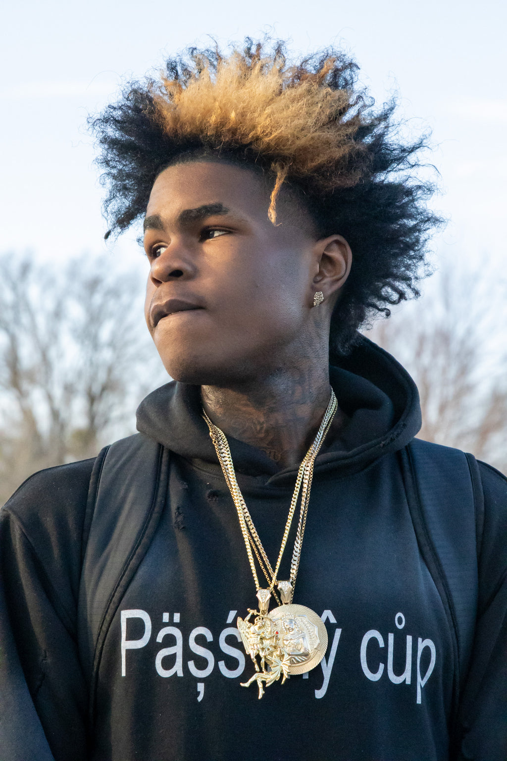 VaultVisions™ Red & Black “Päss My Cup” Distressed Hoodie – 350 GSM Heavyweight | Limited Edition | Free Shipping